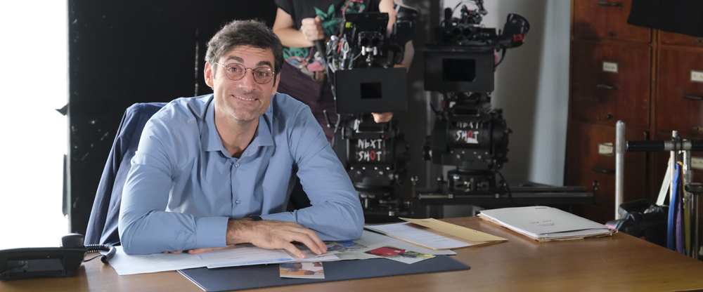 Gil Alma sur le tournage de César Wagner