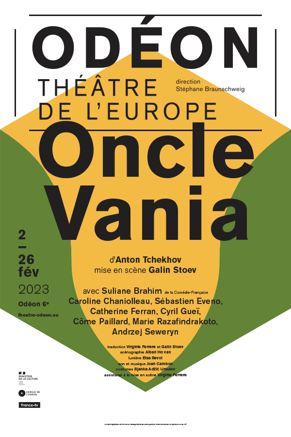 Affiche de la pièce de théâtre Oncle Vania