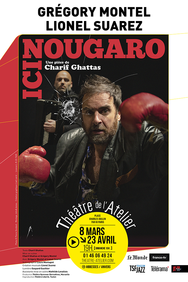 Affiche du spectacle Ici Nougaro