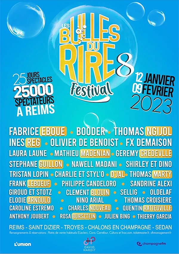 Affiche les bulles du rire