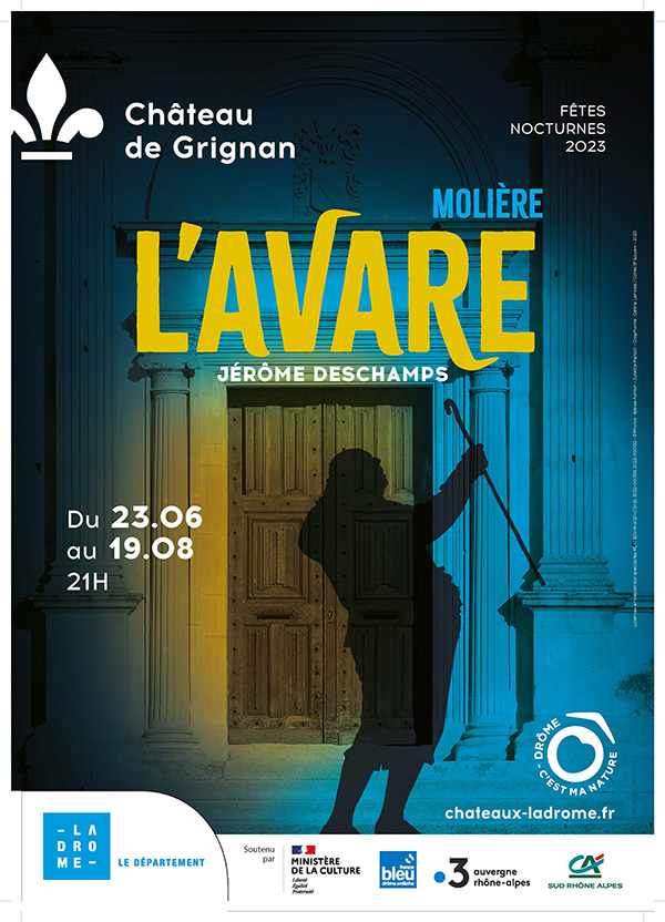 Affiche des Fêtes nocturnes de Grignan