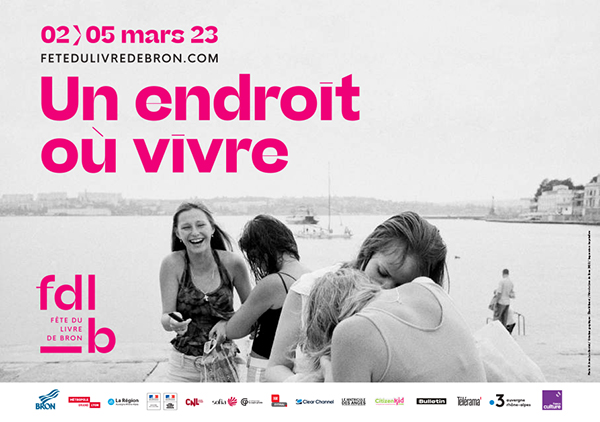 Affiche de la Fête du livre de Bron