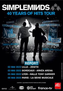 Concert événement des Simple Minds