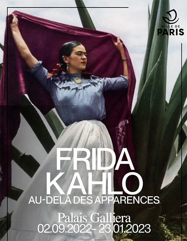 Affiche de l'exposition Frida Kahlo, Au-delà des apparences
