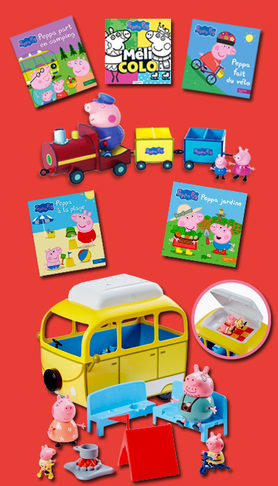Des jouets et des livres à gagner avec Peppa Pig