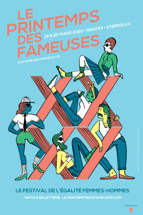Affiche le Printemps des Fameuses 2020 - le In