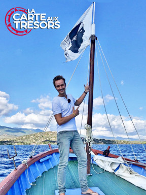 Photo de Cyril Féraud sur un bateau en Corse
