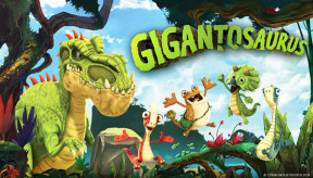 Les personnages Rocky, Tiny, Bill, Mazu et Gigantosaurus
