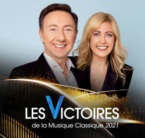 Stéphane Bern et la violoniste Marina Chiche