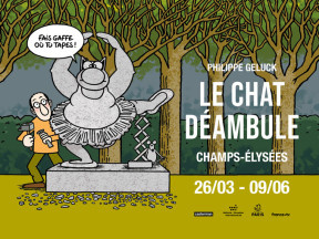 Illustration de Philippe Geluck et du Chat