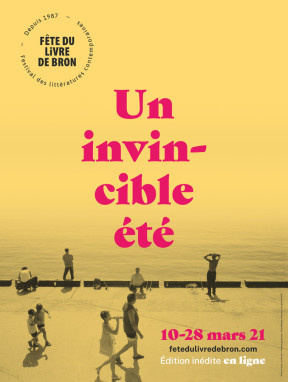 Affiche officielle de la fête du livre de Bron