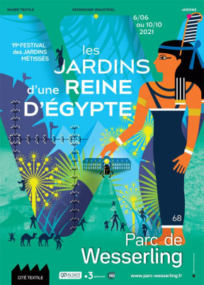 les jardins d'une reine d'Egypte - Parc de Wesserling - 2021