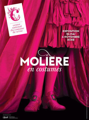 Affiche de l'exposition Molière en costumes au CNCS