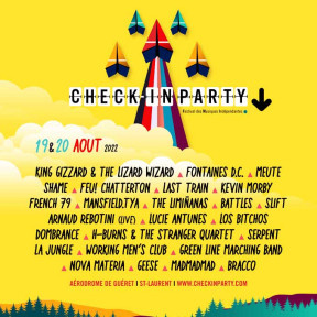 Gagnez vos pass 2 jours pour assister à tous les concerts de Check in party à Guéret en Creuse