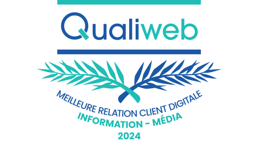 Trophée Qualiweb 2024 - France Télévisions recompensé en Info-Média