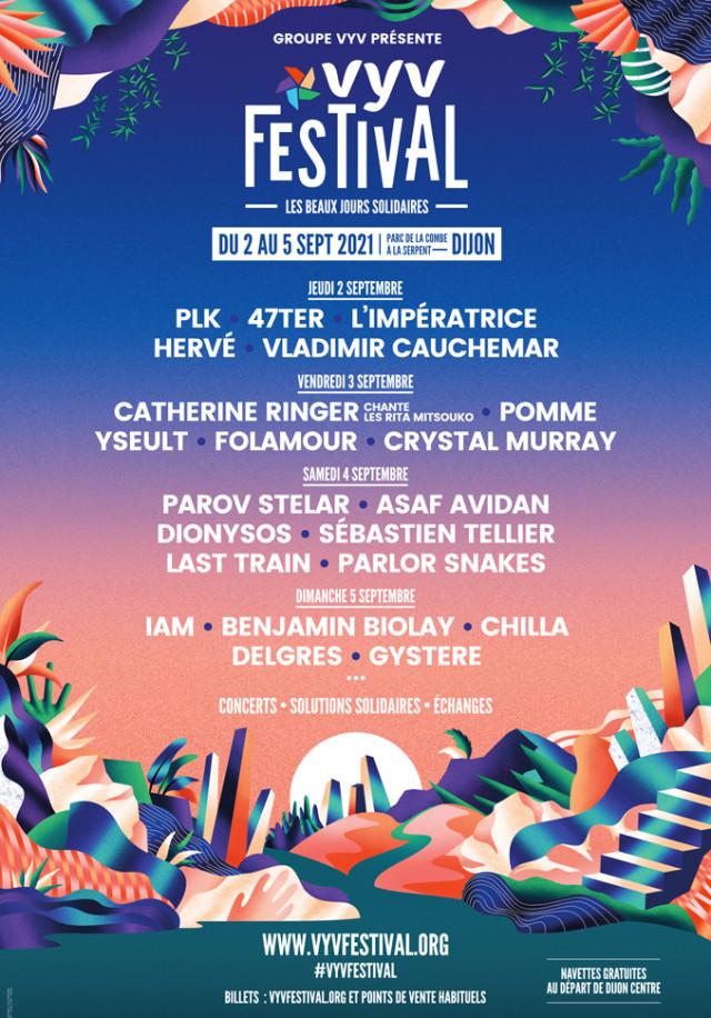 Affiche VYV Festival Dijon