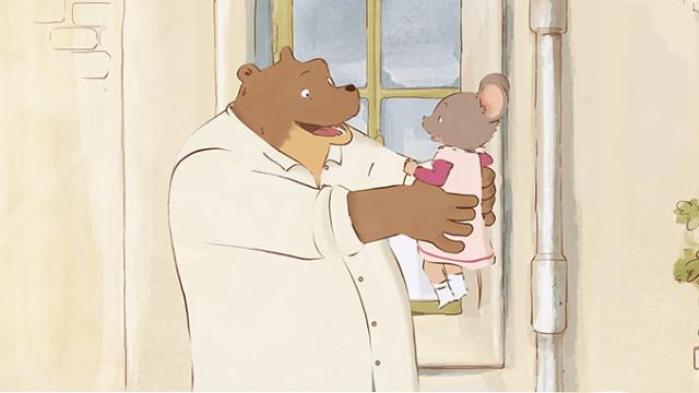 Personnages de la série animée Ernest et Célestine