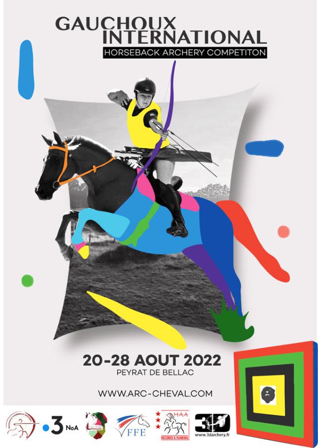 Concours international de tir à l'arc à cheval au domaine de Gauchoux-87