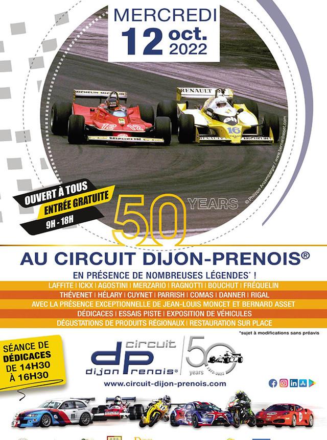 Le Circuit Dijon-Prenois fête ses 50 ans