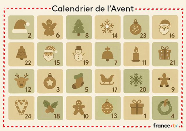 Calendrier de l'Avent 2025