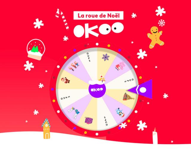 La roue de Noël Okoo 2025