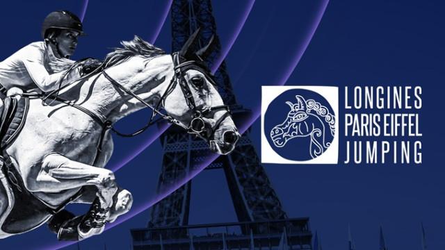 photo montage Longines Paris Eiffel Jumping