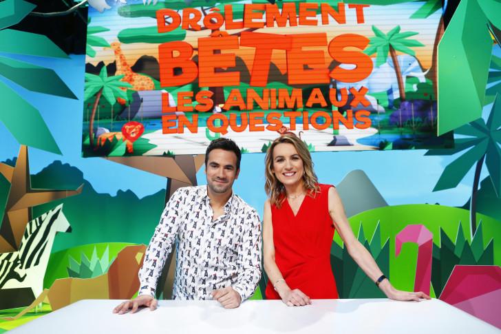Les animateurs Alex Goude et Laetitia Barlerin