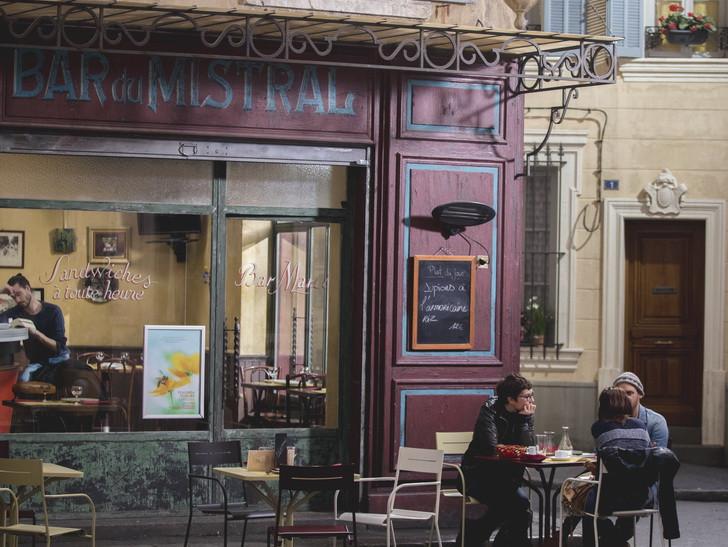 Le bar du Mistral, qui est tenu par Roland Marci.