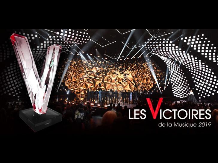 Les Victoires de la Musique, le 8 février 2019, avec Daphné Bürki.