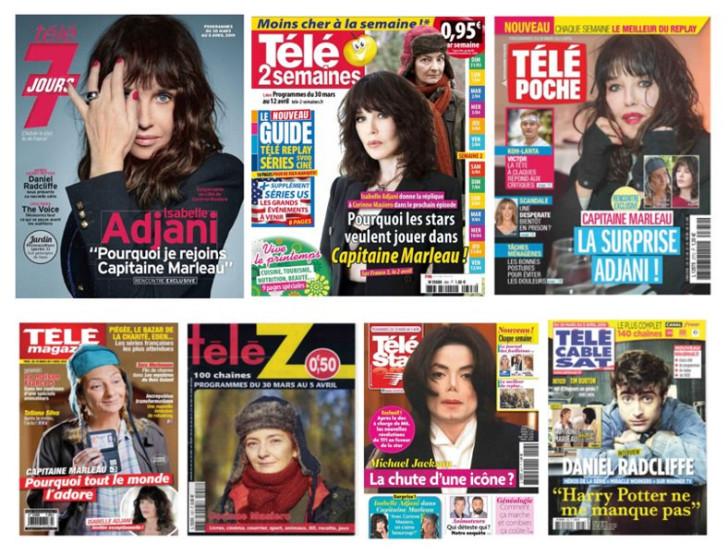 Adjani en une pour « Capitaine Marleau ».