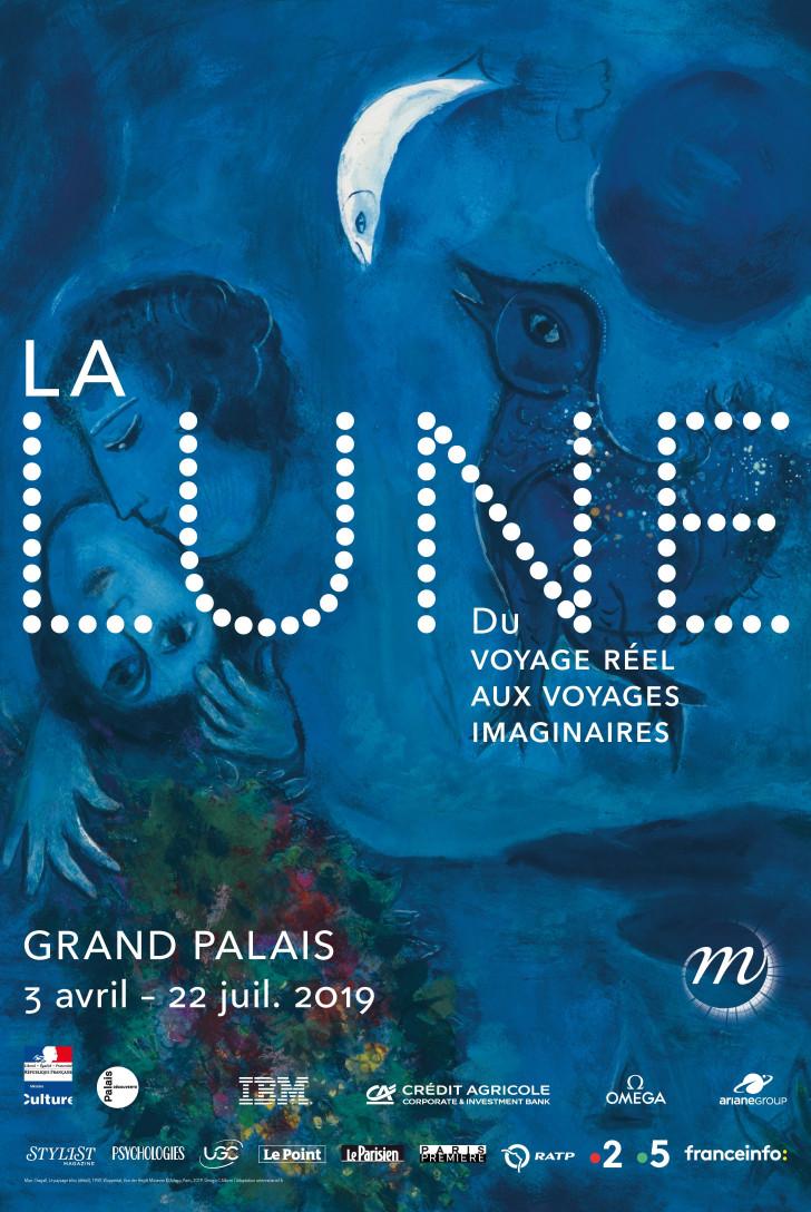 La Lune s'expose au Grand Palais jusqu'au 22 juillet 2019.