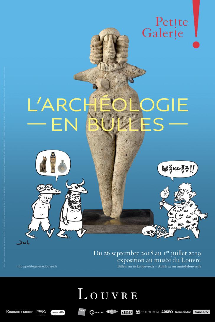 « L'Archéologie en bulles » à la Petite Galerie du Louvre