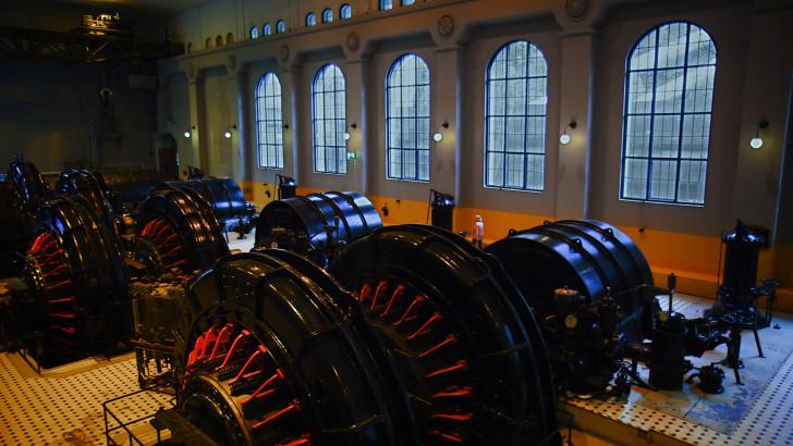 Les turbines de l’ancienne centrale électrique de Vemork (Norvège)