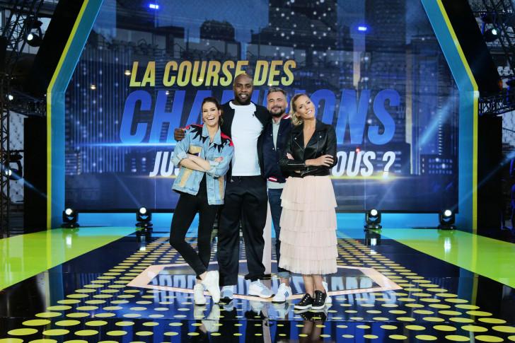 Laury Thilleman, Teddy Riner, Olivier Minne et Sandy Heribert