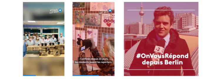 Confinement et réseaux sociaux France tv