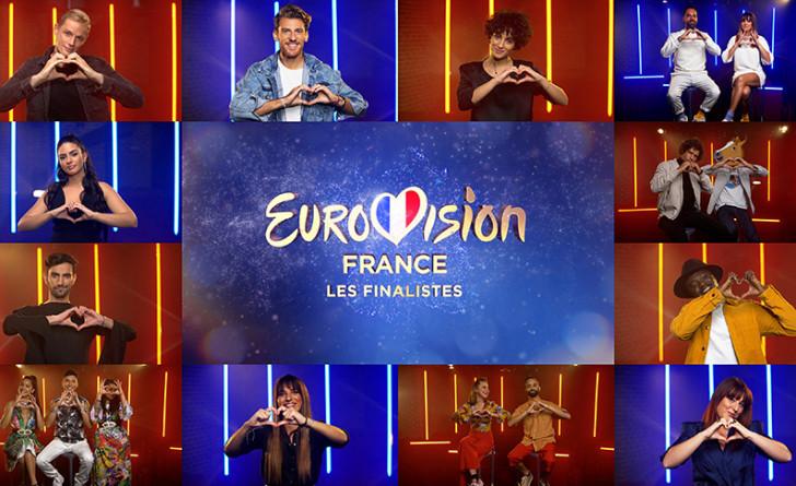 Eurovision France, les finalistes