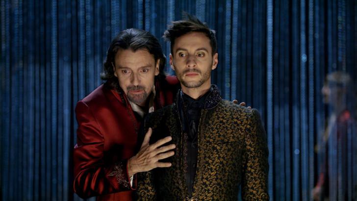 Stanislas Nordey et Thomas Jolly dans « Mithridate ».