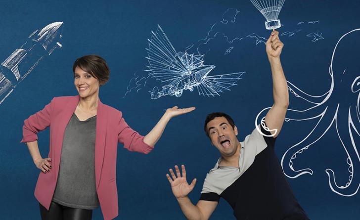 Alex Goude et Mélanie Taravant