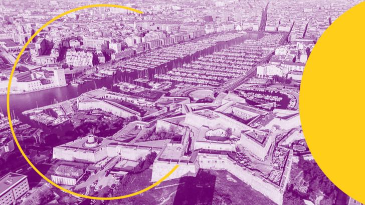 Le fort d’Entrecasteaux et le Vieux-Port de Marseille