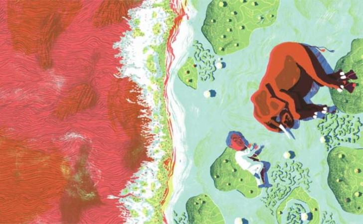 En sortant de l'école