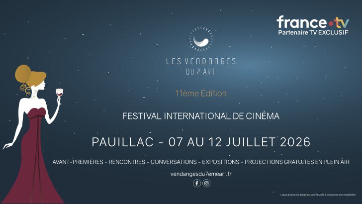Festival « Les Vendanges du 7e art », du 7 au 12 juillet 2026