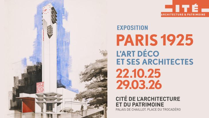 Affiche Expo Paris 2025 - Cité de l'architecture et du patrimoine