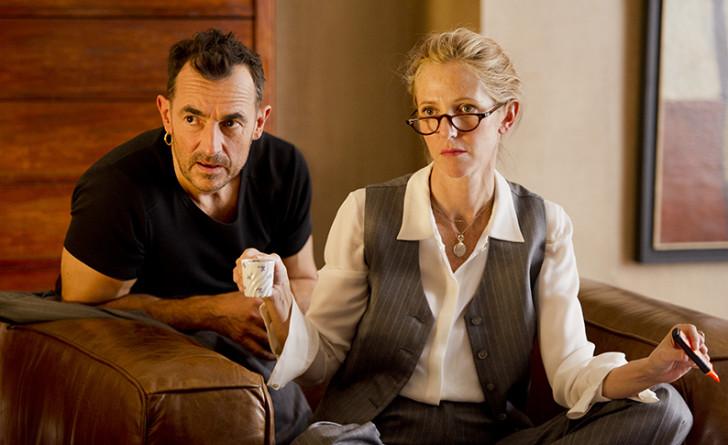 Sandrine Kiberlain et Albert Duponel dans « 9 mois ferme »