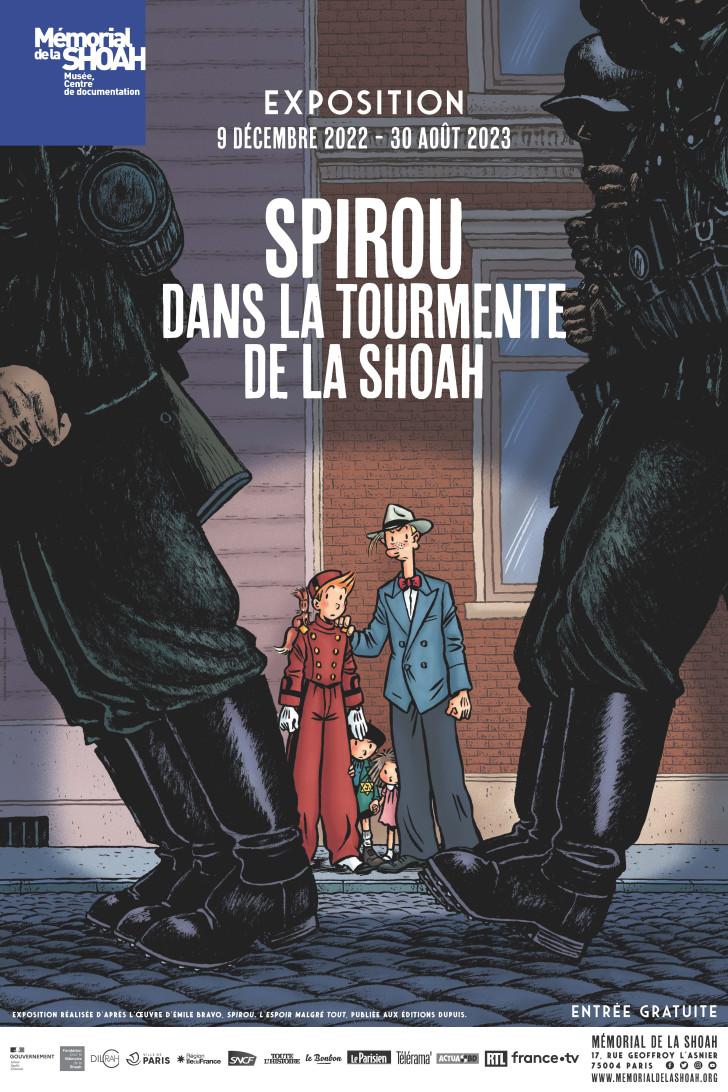 Affiche de Spirou dans la tourmente de la Shoah