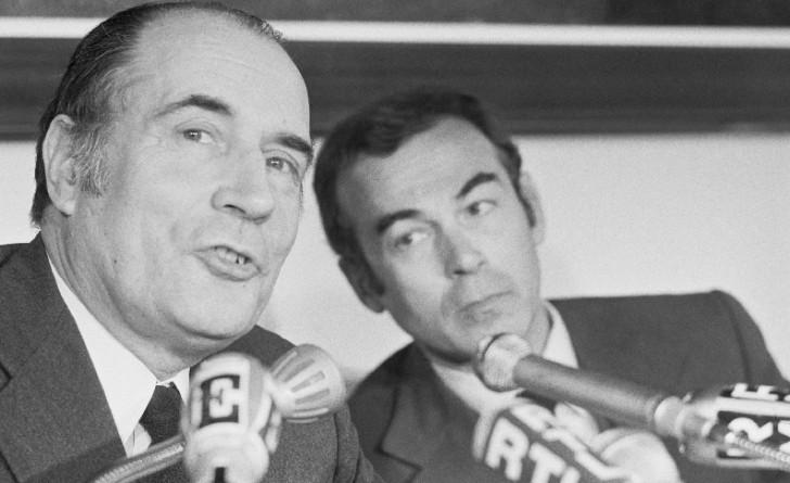 François Mitterrand et Robert Badinter