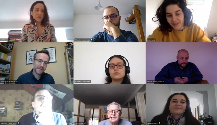 Catpure d'écran des membres du jury, Michel Field et Katia Martin-Gilis