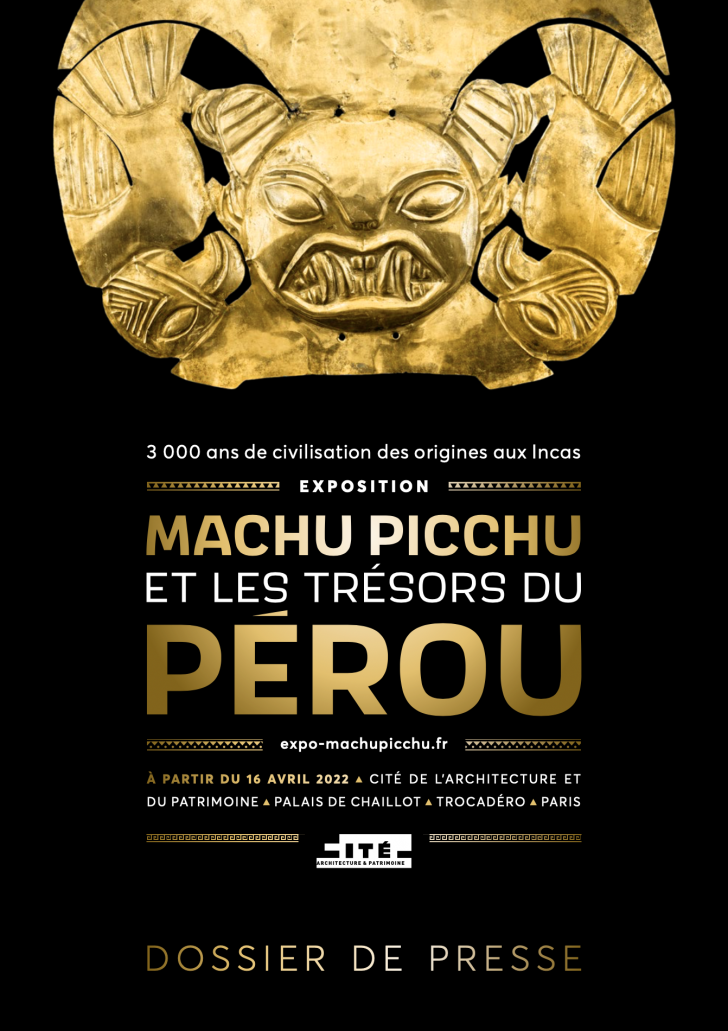 Affiche de l’exposition Machu Picchu et les trésors du Pérou