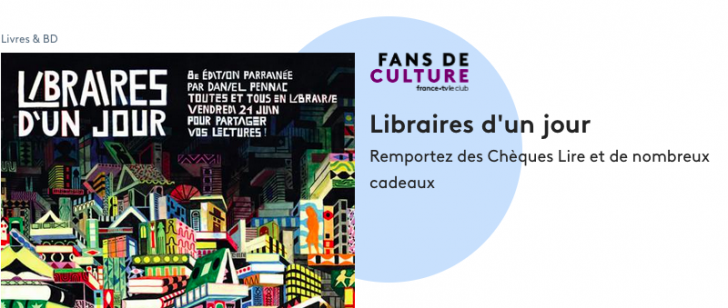 Libraires d'un jour - Jouez et gagnez en quelques clics !