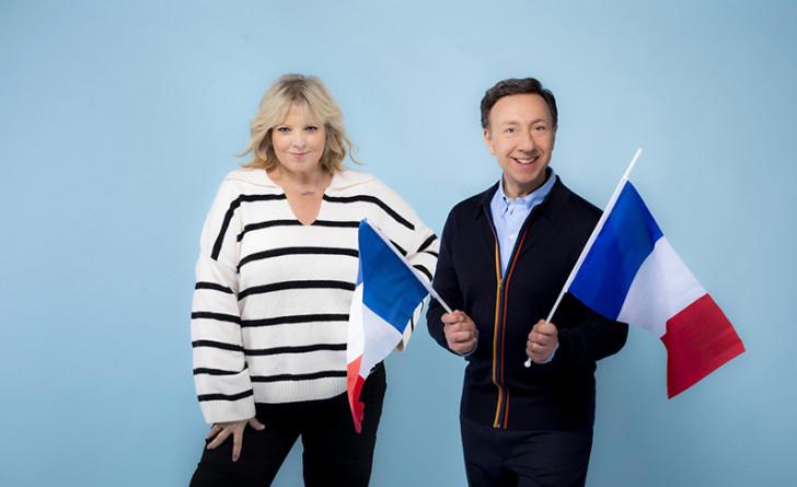 Laurence Boccolini et Stéphane Bern