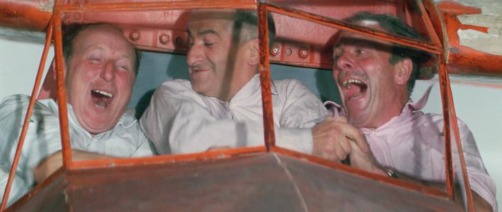 Bourvil, Louis de Funès, Terry Thomas